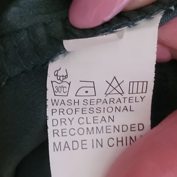 💵3/$20 Green Dot Crochet V-Neck Blouse For Women Size Large - Picture 11 of 14